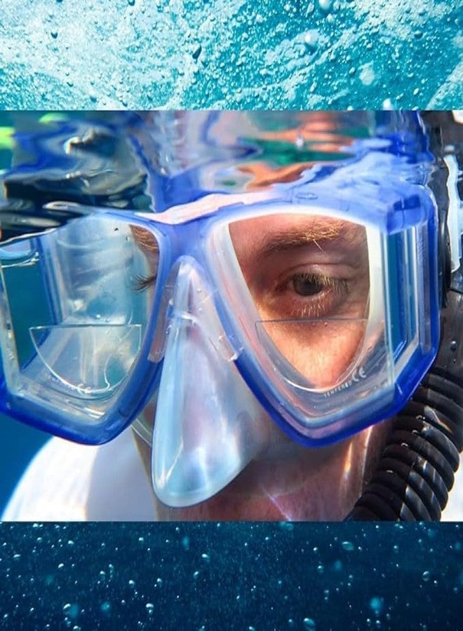 Calabria Hydrotac Dive OPTX 20/20 Stick On Bifocal Lenses +1.50 Scuba Mask Magnifying BiFocal Stickers Diving Swim Goggles - Image 3